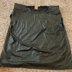 Leather Top
